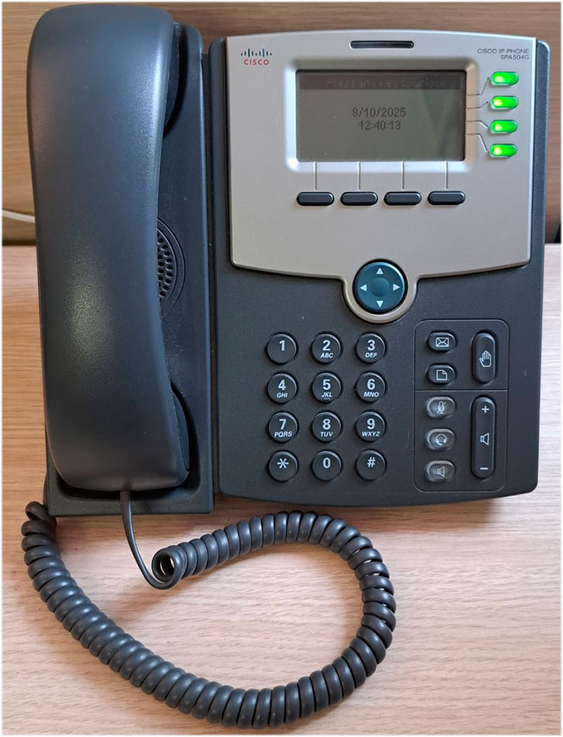 Телефон Linksys Cisco SB SPA504G (Б/У) без БП