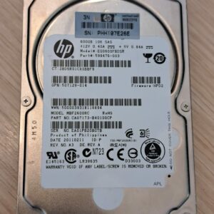 HDD_HP_600_SAS Жесткий диск HP 599476-003 600GB 10K SAS 2.5" (на запчасти)