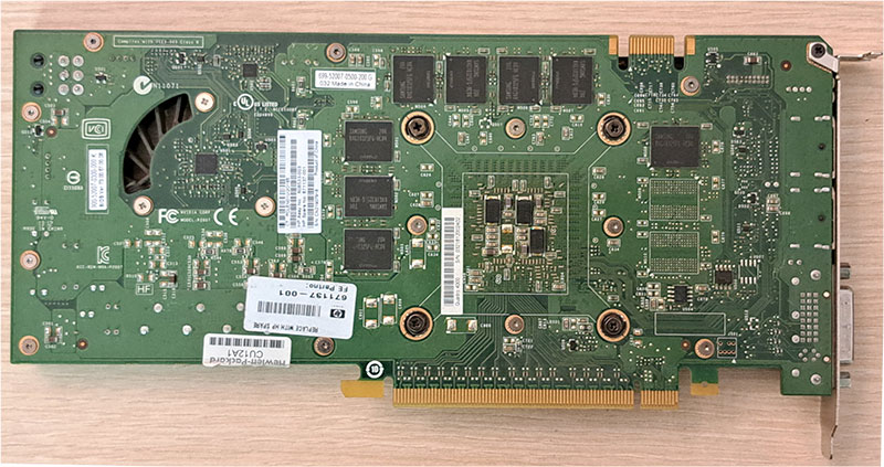 Видео карта HP Nvidia Quadro 4000 (на запчасти) — изображение 2